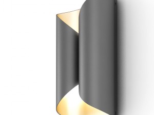 holly hunt wall lamp - ombre sconce po1-7 3D Model