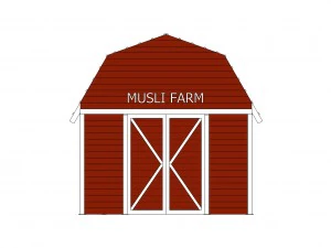 red barn 3D Model
