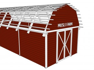 red barn Modelo 3D