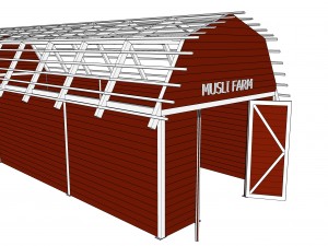 red barn Modelo 3D