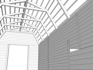 red barn 3D Model