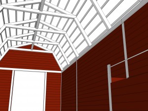 red barn Modelo 3D