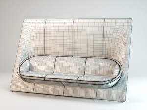 office modern sofa profim wyspa 32 3-seat Modelo 3D
