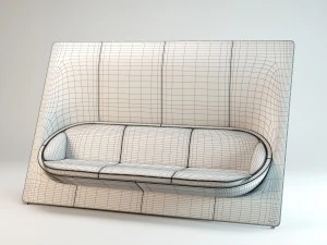 office modern sofa profim wyspa 32 3-seat 3D Model