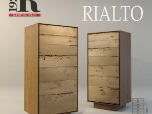 찬장 리알토 리바 1920 3D 모델