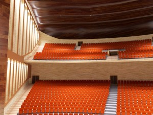 cinema hall 3D मॉडल