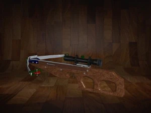 balestra con mirino telescopico Modello 3D