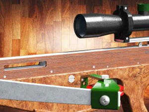 crossbow with a telescopic sight 3D Model
