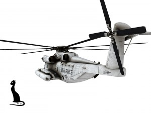 sirkosky ch-53 super stallion 3D Model