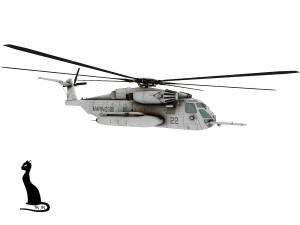 sirkosky ch-53 super stallion Modelo 3D