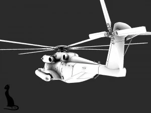 Sikorsky ch-53 super stallion 3D Model