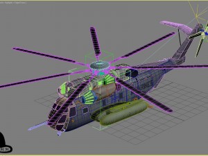 sirkosky ch-53 super stallion Modelo 3D