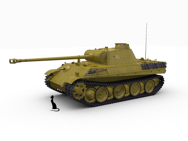 panther ausf g Modelo 3D .c4d .max .obj .3ds .fbx .stl .blend 