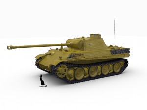 panther ausf g 3D 模型