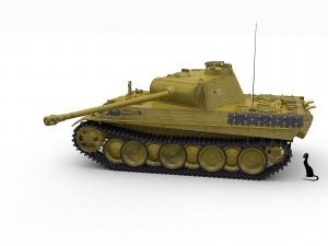 panther ausf g Modelo 3D