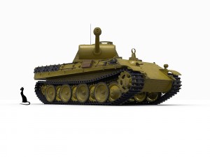 panther ausf g Modelo 3D