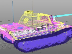 panther ausf g Modelo 3D