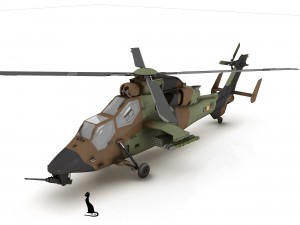eurocopter tigre 3D Модель