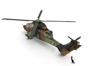 eurocopter tigre 3D Модель