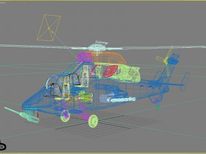 eurocopter tigre 3D Модель