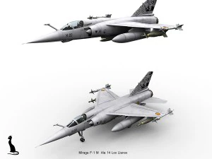 mirage f-1 spanish air force 3D Model