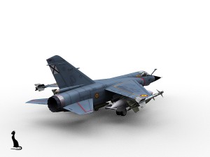 mirage f-1 spanish air force 3D Модель