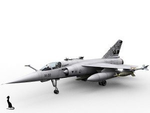mirage f-1 spanish air force 3D Модель