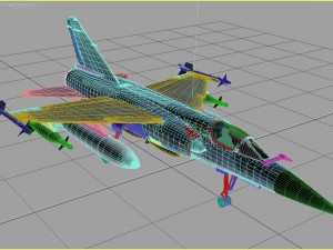 mirage f-1 spanish air force 3D Модель