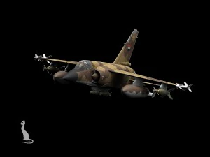 schema miraggio f-1 irak Modello 3D