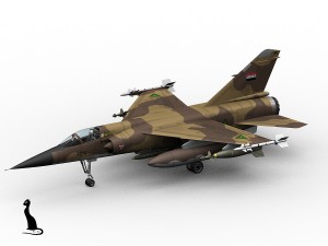 mirage f-1 irak scheme 3D मॉडल