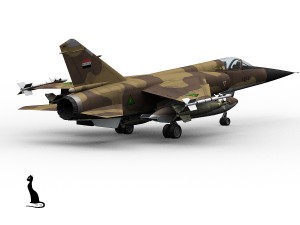mirage f-1 irak scheme 3D मॉडल