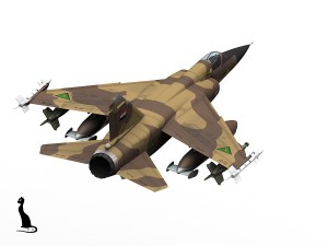 mirage f-1 irak scheme 3D मॉडल