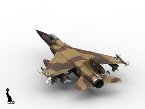 mirage f-1 kuwait scheme Modelo 3D
