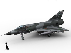 mirage iii e pakistan 3D Model