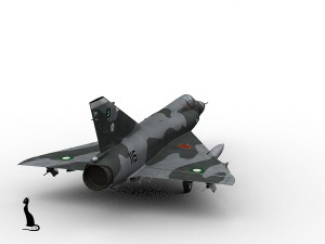 mirage iii e pakistan 3D Model