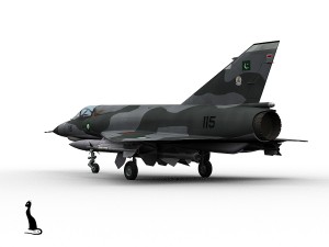 mirage iii e pakistan 3D Model