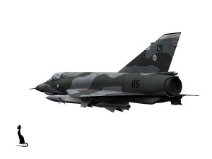 mirage iii e pakistan 3D Model