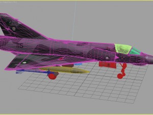 mirage iii e pakistan 3D Model