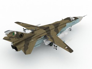 sukhoi su-24 fencer algerian scheme 3D Model