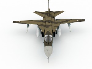 sukhoi su-24 fencer algerian scheme 3D Model