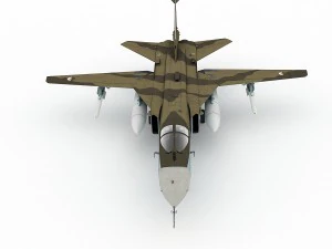 sukhoi su-24 fencer algerian scheme 3D Model