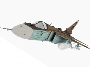 sukhoi su-24 fencer irakian scheme 3D Model