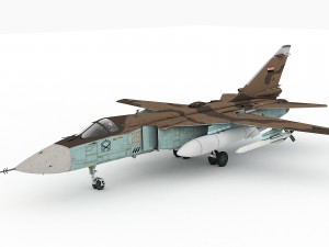sukhoi su-24 fencer irakian scheme Model 3D