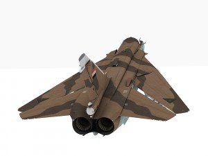 sukhoi su-24 fencer irakian scheme Model 3D
