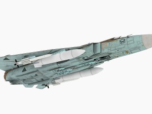 sukhoi su-24 fencer irakian scheme Model 3D