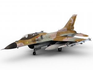 f-16c iaf 144 sqron 3D Model