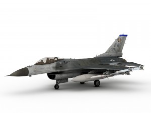 f-16 c usaf tigers 3D Модель