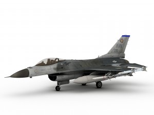 f-16 c usaf tigers 3D Model