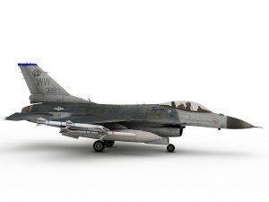 f-16 c usaf tigers 3D मॉडल