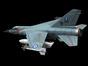 Mirage f-1 greek air force scheme 3D Model